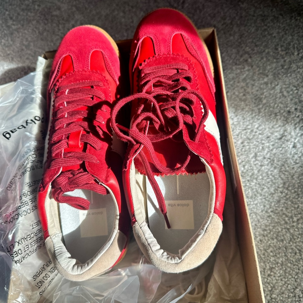 Dolce Vita Red Athletic Sneakers